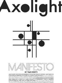 Скачать каталог AXO_LIGHT_2022_manifesto.pdf. Торговая марка Axo Light