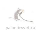 Seletti 14885 sitting MOUSE Mouse лампа настольная
