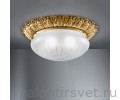 Nervilamp 0595 01 gold bronze cut glass потолочный светильник