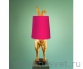 Werner Voss 50439 Hiding Bunny розовая лампа настольная кролик