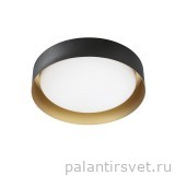 Linea Light 8295 черный/золото светильник настенно-потолочный