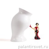 Seletti 09927 VASE WITH STATUETTE "LUCY" ваза