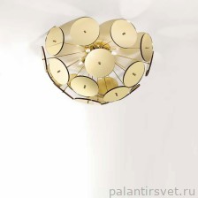 Spazioluce WHAT/PF60 foglia oro/ambra потолочный светильник
