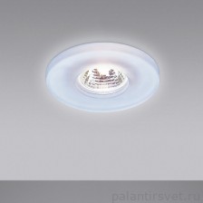 Slv 114701 белый светильник встраиваемый потолочный