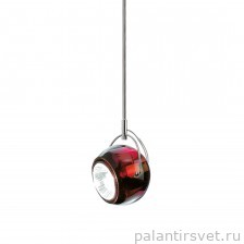 Fabbian D57A11 03 хром/красный светильник подвесной