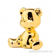 Qeeboo TEDDY BOY LAMP 24002GO-M Gold настол. лампа настольная медвежонок