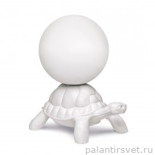 Qeeboo TURTLE CARRY XS LAMP White 36008SP лампа настольная черепаха