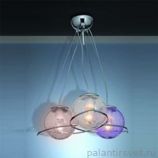 Home Lighting TOTEM 77-1883 pink/violet/transpar подвес