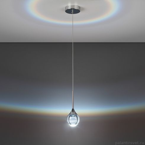 Frezia Light 1401 D8682-1 chrome/crystal подвесной светильник