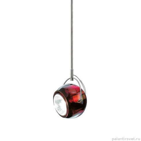 Fabbian D57A11 03 хром/красный светильник подвесной