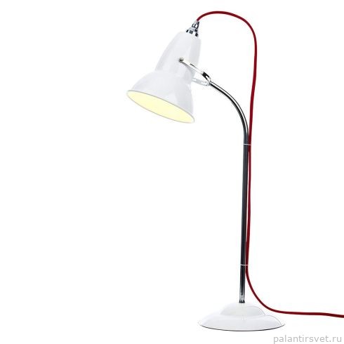 Anglepoise 30968 Alp. White/Red cable лампа настольная