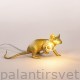 Seletti 15072 GLD Mouse lamp lop gold лампа настольная